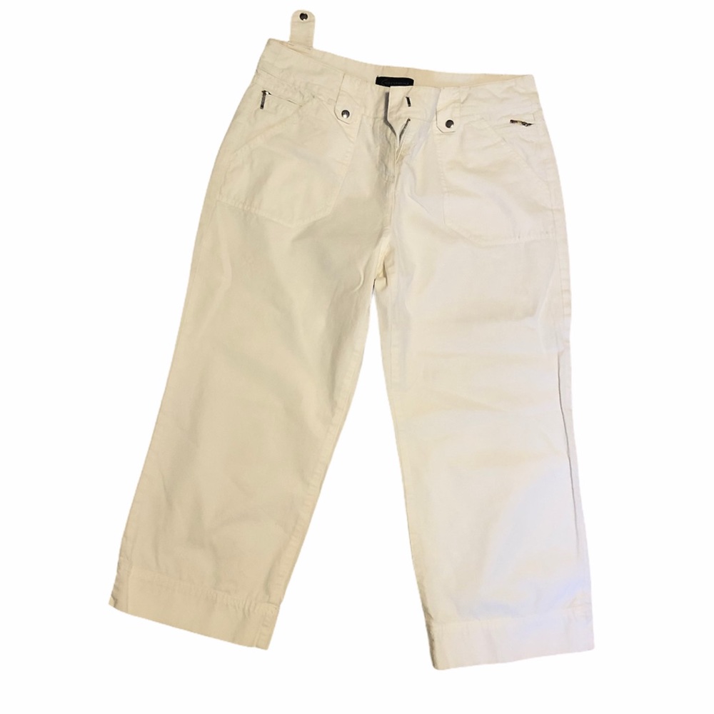 White capris.